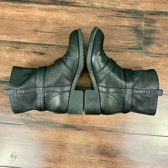 Cole Haan Alix Black Moto Leather Boots - Size 5 - Picture 6 of 10
